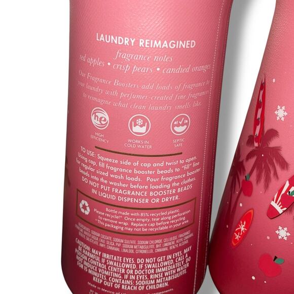 Bath & Body Works White Barn Winter Candy Apple Fragrance Booster 18 oz Lot of 2 - Picture 5 of 10